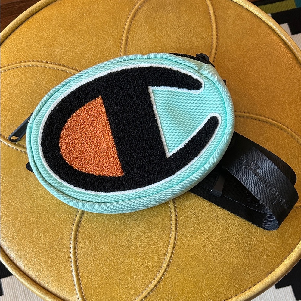 Champion Aqua and Black Crossbody Bag